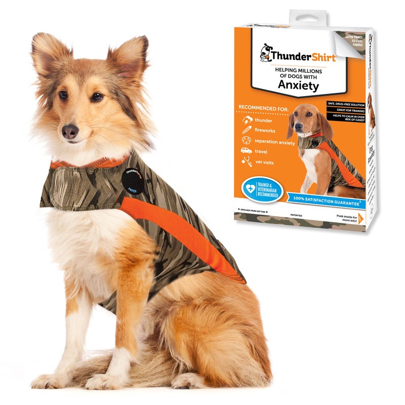 ThunderShirt for Dogs, Large, Camo Polo - Dog Anxiety Vest - Image 1